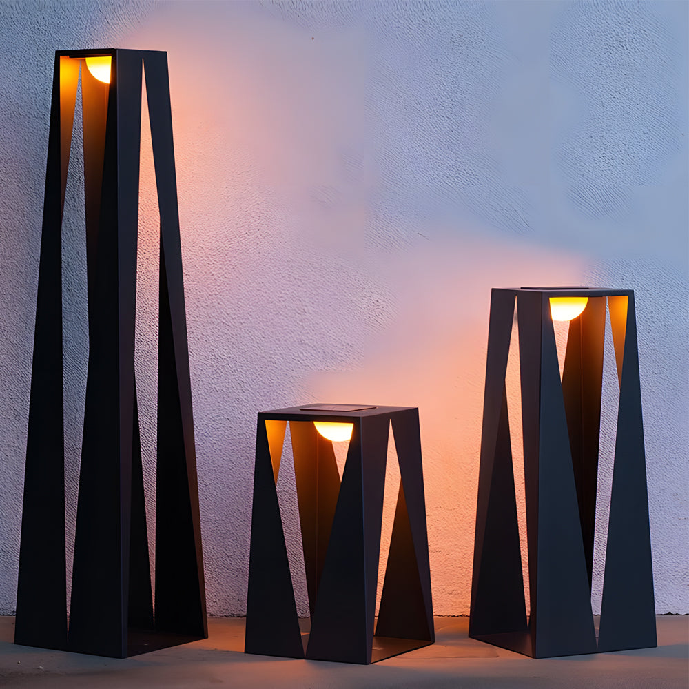 Modern Minimalist Outdoor Bollard Landscape Light with IP65 Waterproof Rating