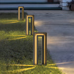 Arch LED Solar Lawn Light – Minimalist Stainless Steel Outdoor Path Lighting