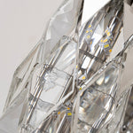 Crystal Geometric Wall Sconce in Tinted Stainless Steel