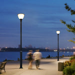 Modern Minimalist Outdoor Post Light with LED Column