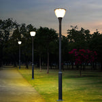 Modern Minimalist Outdoor Post Light with LED Column