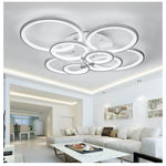 Elegant Semi Flush Mount Ceiling Lights With Unique Overlapping Rings