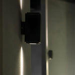 LED Outdoor Wall Washer with Up and Down Illumination, Die-Cast Aluminum, IP65 Waterproof