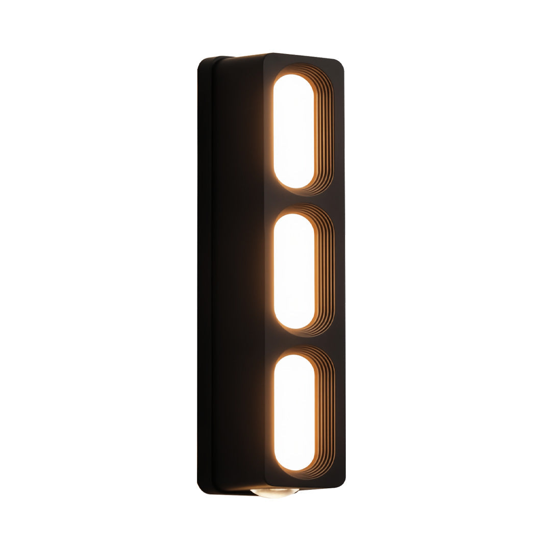 Modern Outdoor Wall Sconce with Up-Down LED Illumination