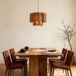 Handwoven Rattan Pendant Light with Wabi-Sabi Aesthetic