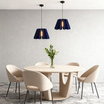 Acoustic Felt Pendant Light with Iron Frame, Modern Single Ceiling Lamp