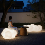 Cloud Sculptural LED Landscape Light & Seat – Waterproof PE Outdoor Luminaire