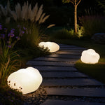 Cloud Sculptural LED Landscape Light & Seat – Waterproof PE Outdoor Luminaire