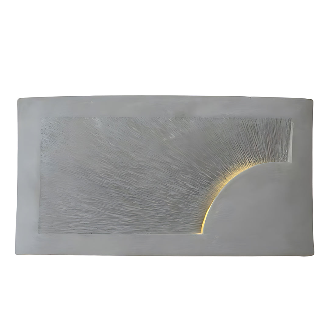 Cement Wall Sconce with Upward Light for Modern Interiors