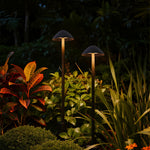 Mushroom Garden Lights Modern LED Landscape Lighting Set