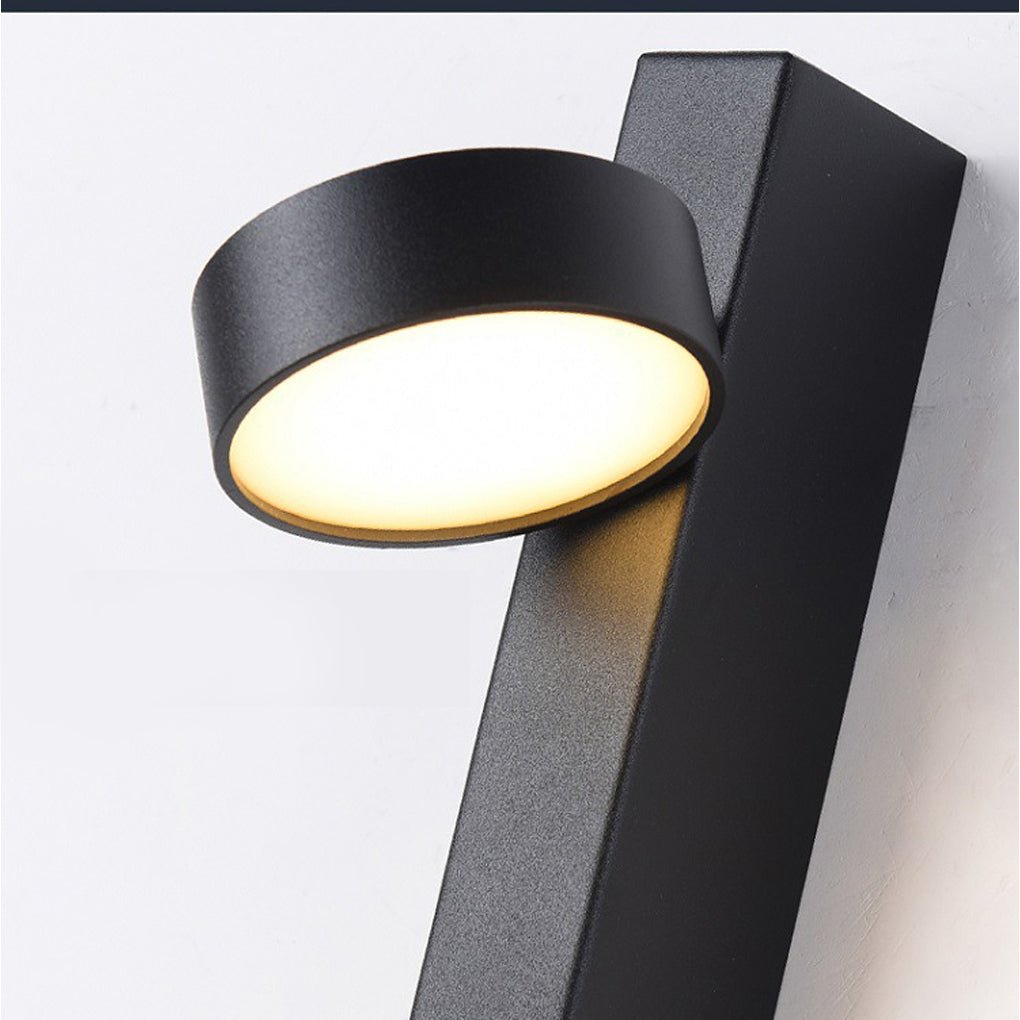 Nordic 180 Rotatable Adjustable Led Rotary Switch Wall Lamp For Bedside Aisle