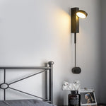 Nordic 180 Rotatable Adjustable Led Rotary Switch Wall Lamp For Bedside Aisle