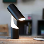 Cylinder LED Desk Lamp in Matte Black for Modern Home Office