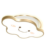 Nordic Cartoon Cloud Three Tone Light Led Dimmable Decorative Ceiling Lamp