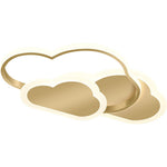 Arc Cloud LED Flush Mount Ceiling Light – Nordic Modern Dimmable