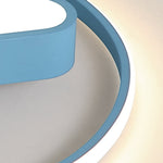 Nordic Creative Five Pointed Star Design Three Color Dimming Led Ceiling Lamp