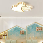 Nordic Creative Heart Shaped High Light Transmittance Led Dimmable Ceiling Lamps
