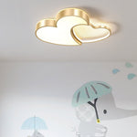 Nordic Creative Heart Shaped High Light Transmittance Led Dimmable Ceiling Lamps