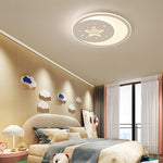 Nordic Creative Led Ultra Thin 3 Color Adjustable Ceiling Light With Remote Control
