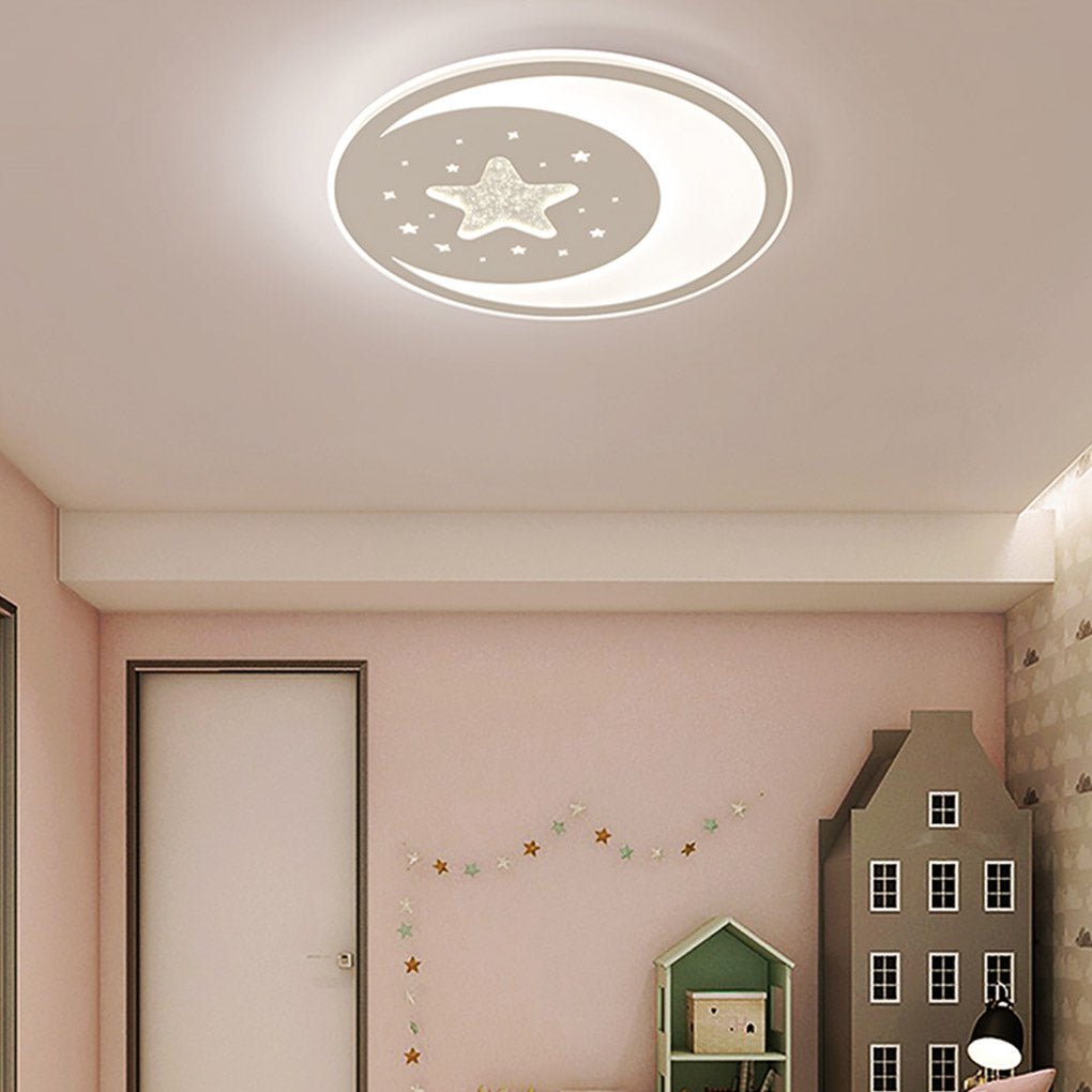 Nordic Creative Led Ultra Thin 3 Color Adjustable Ceiling Light With Remote Control