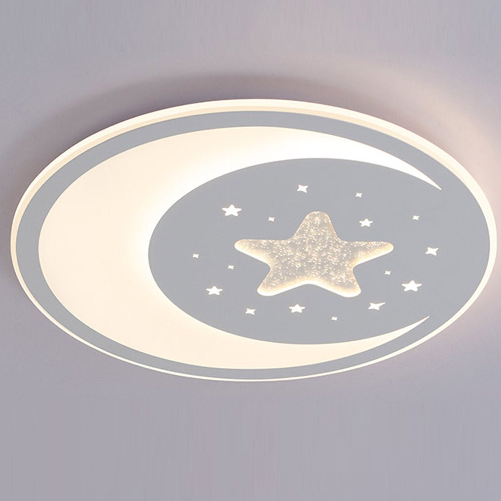Nordic Creative Led Ultra Thin 3 Color Adjustable Ceiling Light With Remote Control