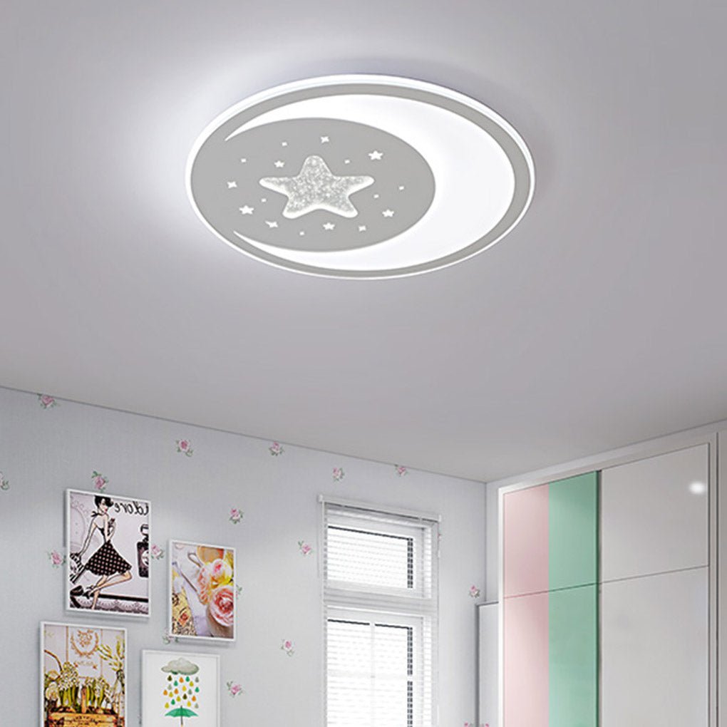 Nordic Creative Led Ultra Thin 3 Color Adjustable Ceiling Light With Remote Control