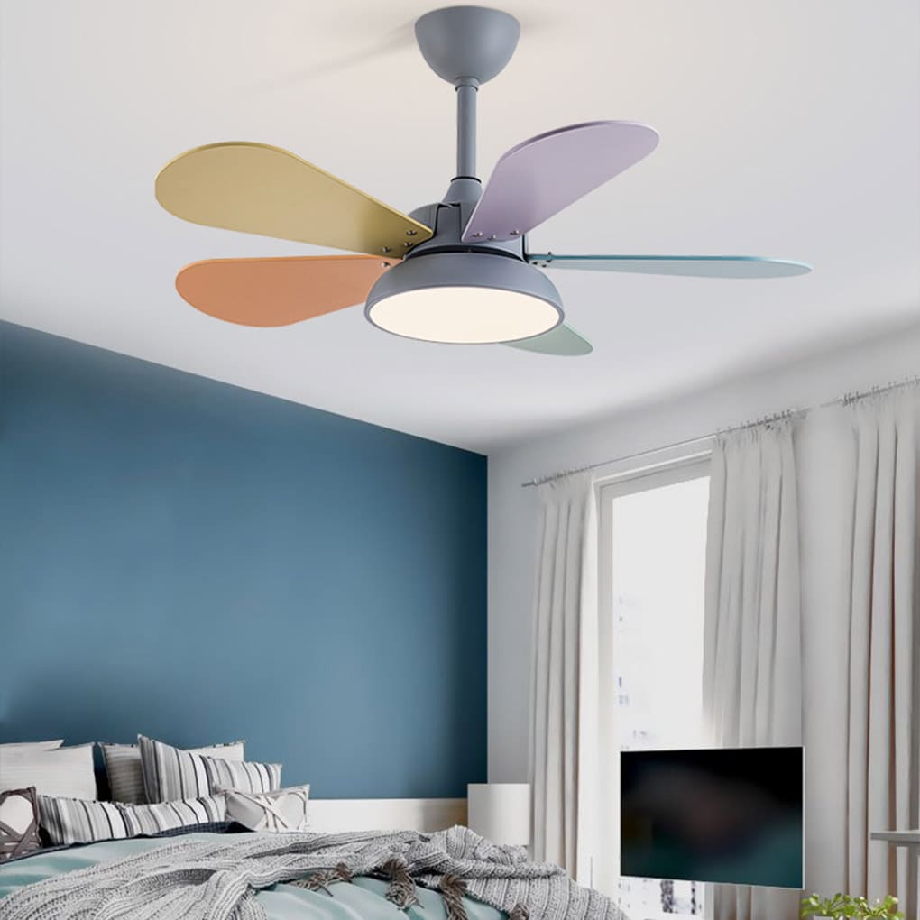 Creative Aircraft Shaped 6 Gear Frequency Conversion Led Ceiling Fan With Light 1