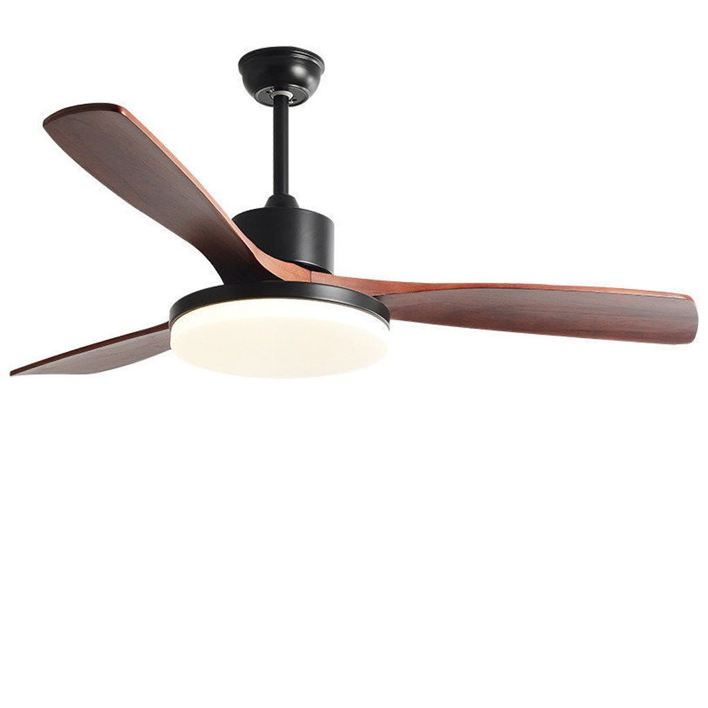 Nordic Frequency Conversion Dimmable Led Ceiling Fan Lamp With Remote Control