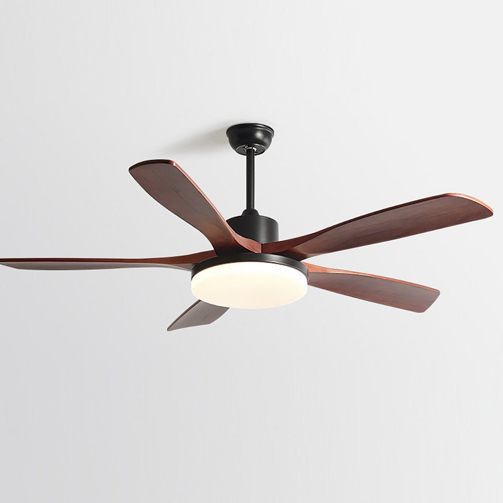 Nordic Frequency Conversion Dimmable Led Ceiling Fan Lamp With Remote Control