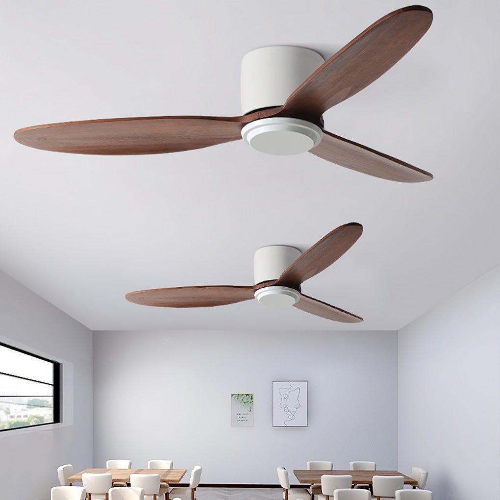 Led Inverter Silent Nordic Light Fan Ceiling Fan With Lamp