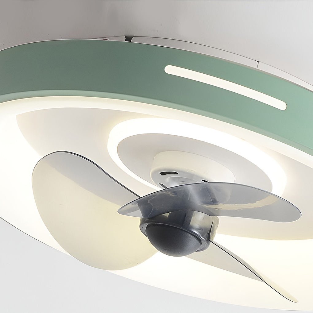 Nordic Inverter Ceiling Fan Light Ultra Thin Silent Ceiling Fan Lamp Intelligent