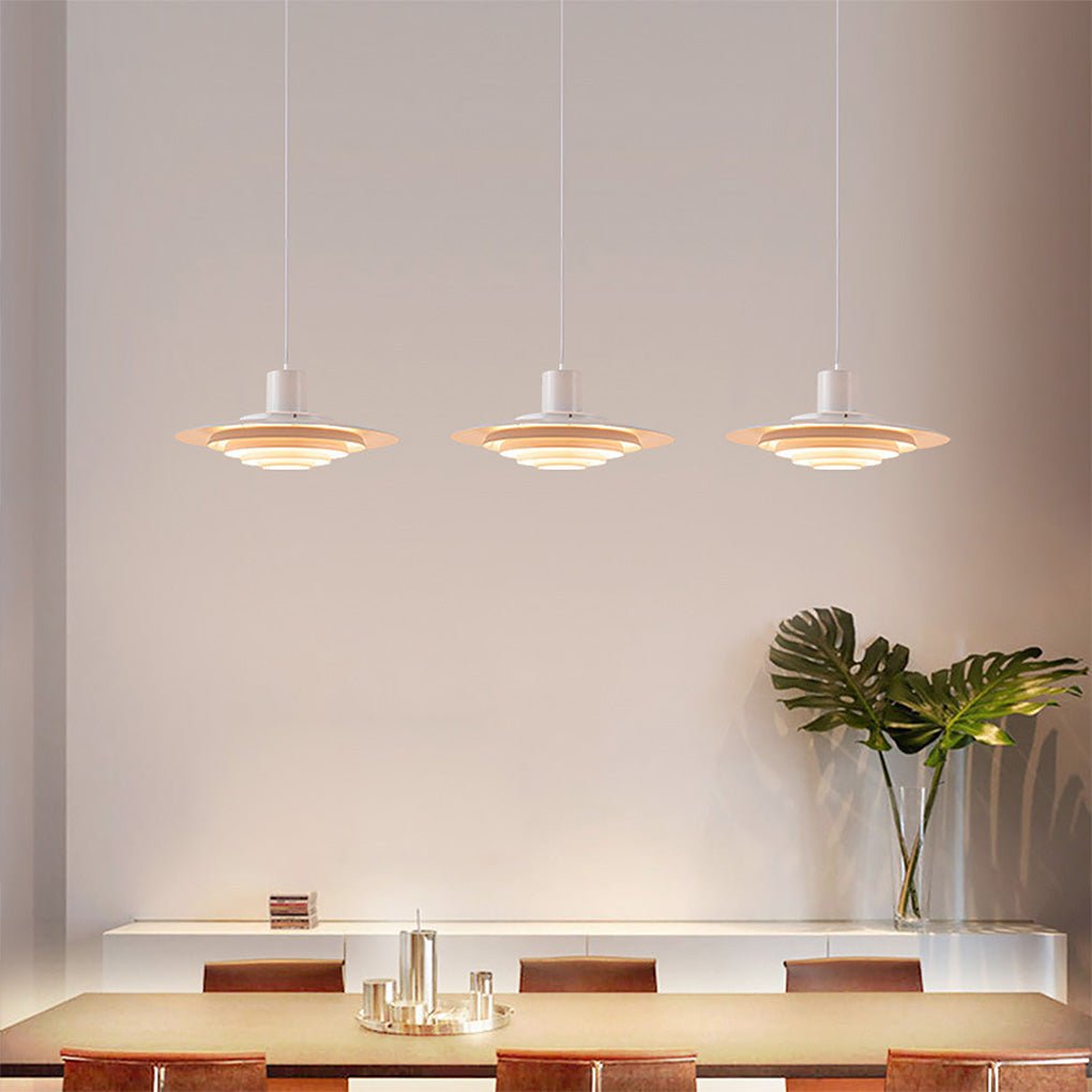 Nordic Minimalism Multi Layer Creative Design Decorative Pendent Lighting For Coffee Bar Dining Table