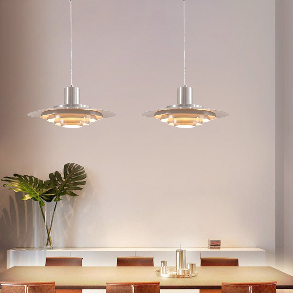 Nordic Minimalism Multi Layer Creative Design Decorative Pendent Lighting For Coffee Bar Dining Table