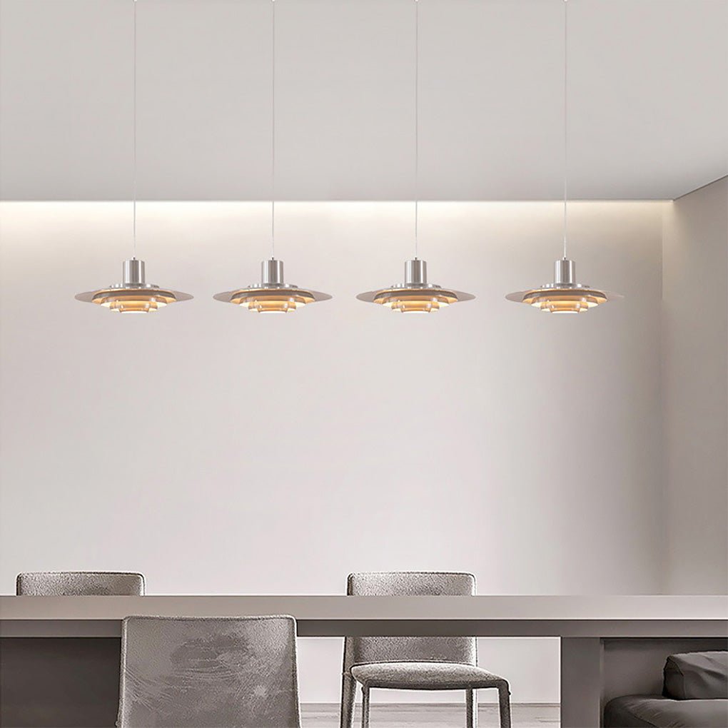 Nordic Minimalism Multi Layer Creative Design Decorative Pendent Lighting For Coffee Bar Dining Table