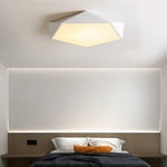 Nordic Minimalist Creative Geometric Led Three Color Dimming Ceiling Lamp