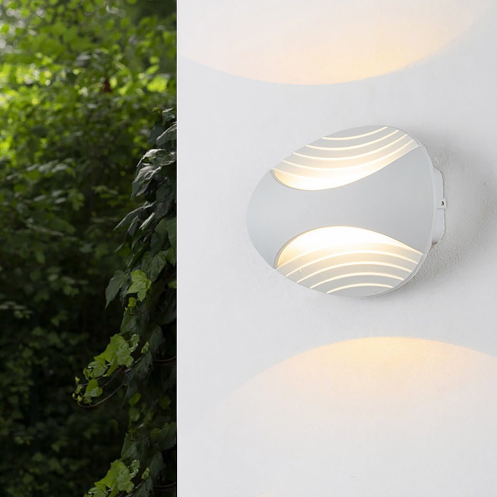Nordic Minimalist Creative Waterproof Led Background Wall Sconces