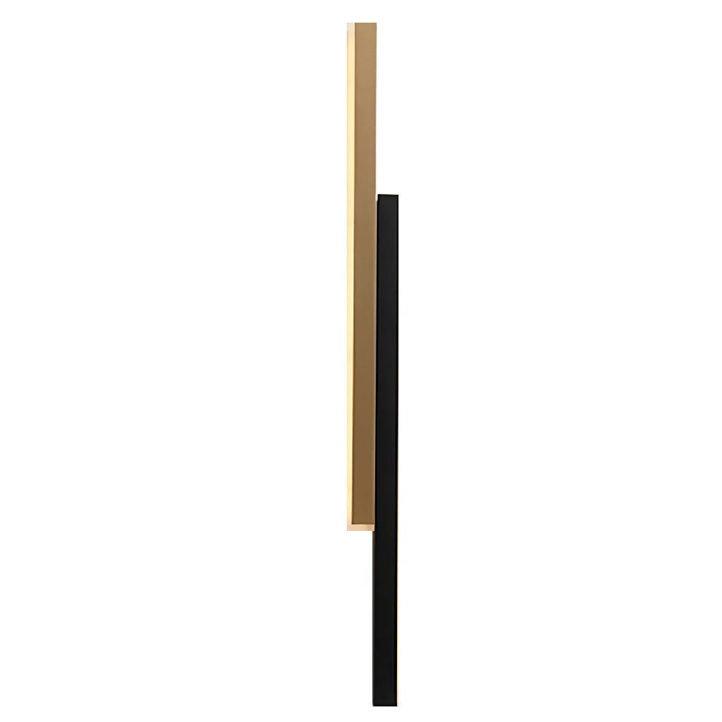 Nordic Minimalist Vertical LED Wall Sconce with Dual Light Strips