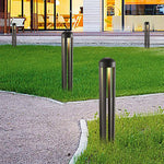 Minimalist Four-Post LED Bollard Light for Modern Landscapes