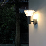 Nordic Round LED Outdoor Wall Sconce and Post Light in Die-Cast Aluminum