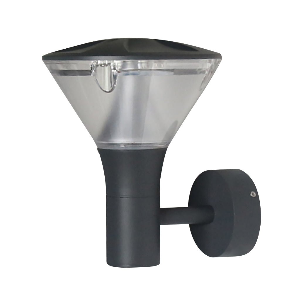 Nordic Round LED Outdoor Wall Sconce and Post Light in Die-Cast Aluminum