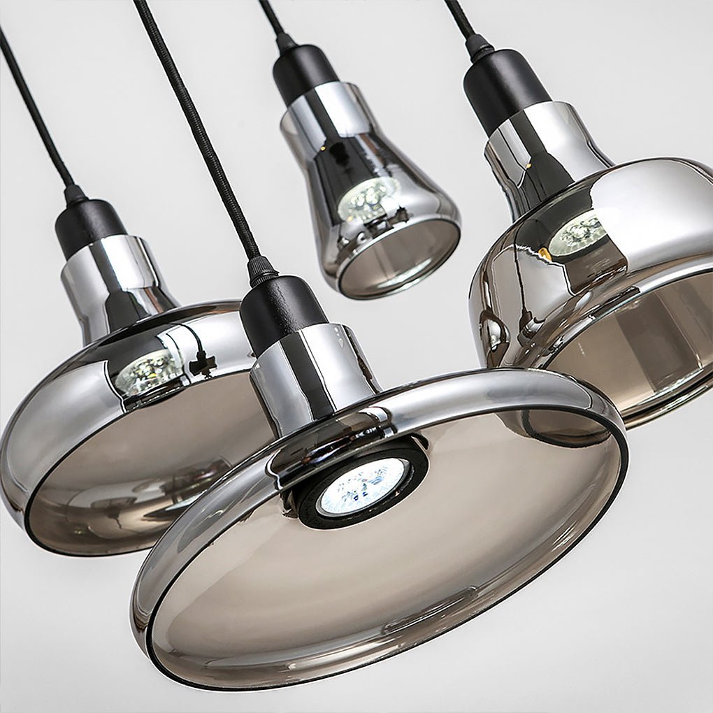 Nordic Minimalist Shadow Glass Pendant Light Led Hanging Lighting For Living Room Bar