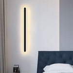 Linear LED Wall Sconce in Matte Black | Modern Minimalist Lighting