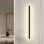 Linear LED Wall Sconce in Matte Black | Modern Minimalist Lighting