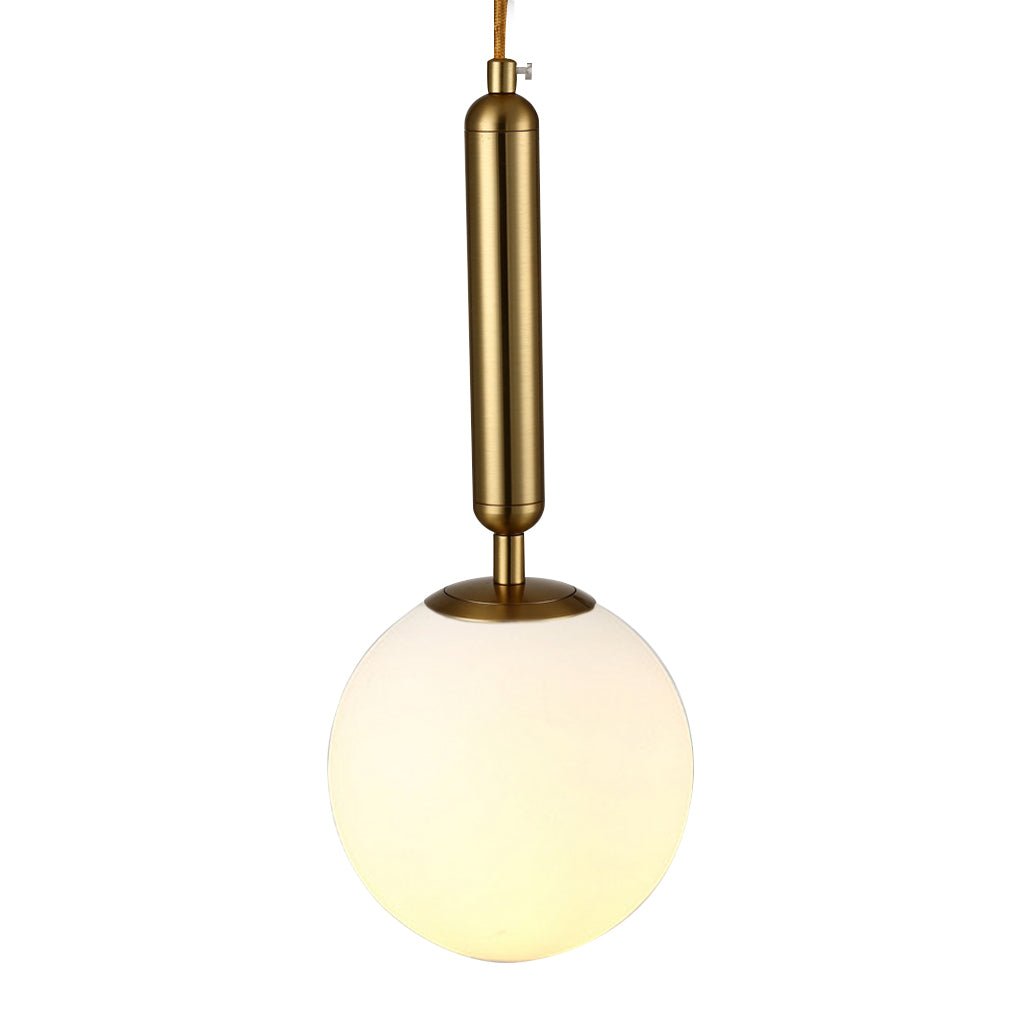 Nordic Minimalist Water Pattern Glass Led Pendant Light For Bedroom Bedside Bar