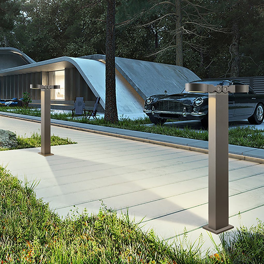 Nordic Minimalist Adjustable LED Lawn Light for Modern Landscapes