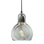 Nordic Post Modern Minimalist Glass Chandelier For Bedside Entryway Bar