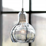 Nordic Post Modern Minimalist Glass Chandelier For Bedside Entryway Bar