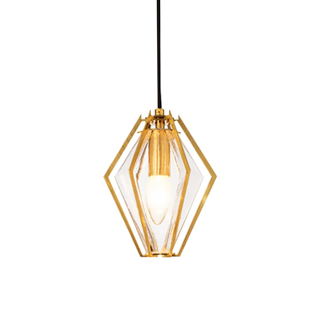 Nordic Postmodern Personality Art Glass Pendant Light For Bedside Bar
