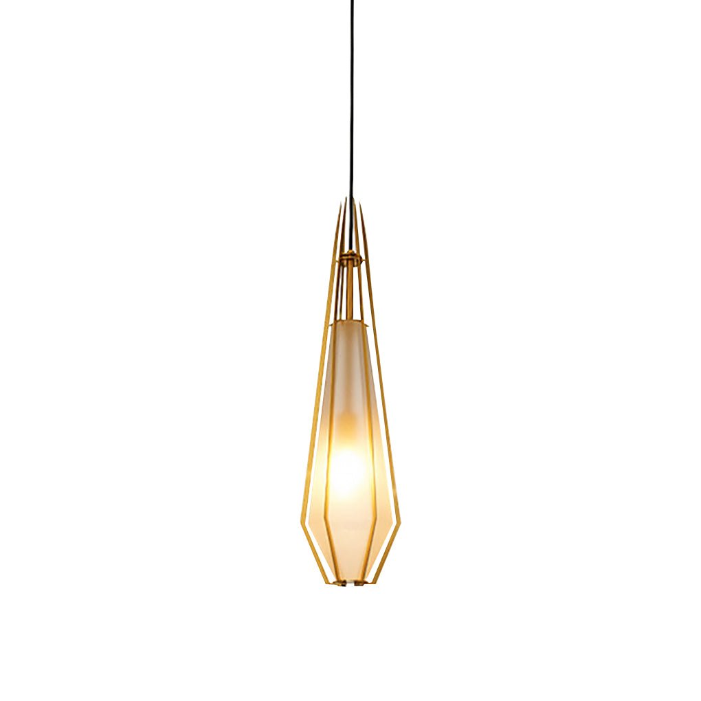 Nordic Postmodern Personality Art Glass Pendant Light For Bedside Bar