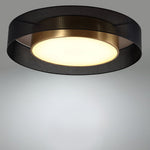 Nordic Round Dimmable Led Ceiling Lights Flush Mount Lighting With Remote Control